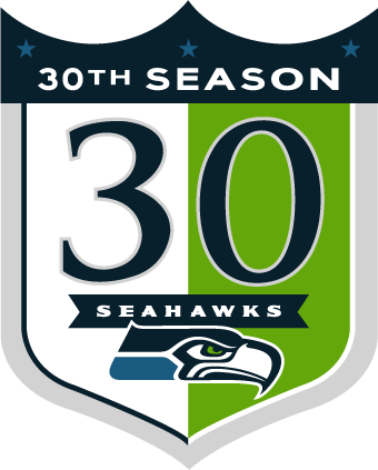 Seattle Seahawks 2005 Anniversary Logo iron on transfers for fabric